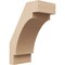 Ekena Millwork 5-inch W x 8-inch D x 12-inch H Merced Rough Cedar Woodgrain TimberThane Knee Brace, Primed BRCUR05X08X12MRCRCPR - alternate 1